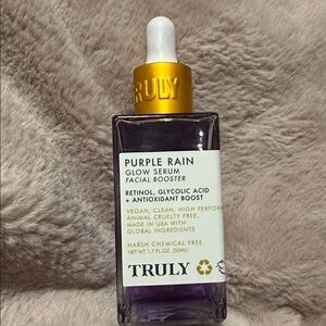 TRULY Purple Rain Glow Serum with Gold Cap